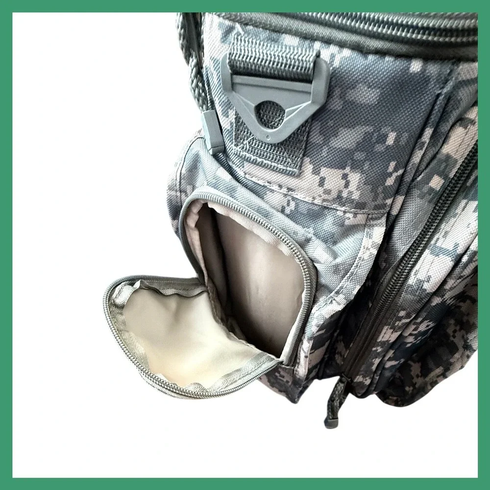 National Guard Digital Camo Tactical Backpack ACU Laptop Bag Organizer Padded